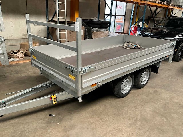Twins trailers geremde kipper aanhangwagen - afbeelding 1 van  6