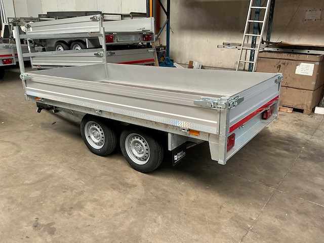Twins trailers geremde kipper aanhangwagen - afbeelding 4 van  6