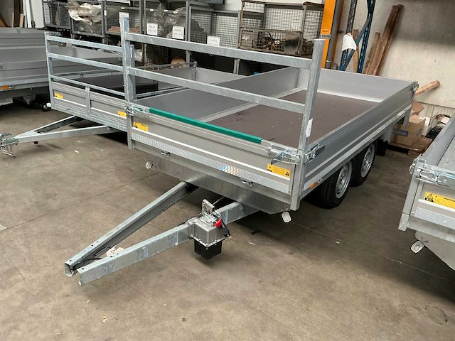 Twins trailers geremde kipper aanhangwagen - afbeelding 4 van  8