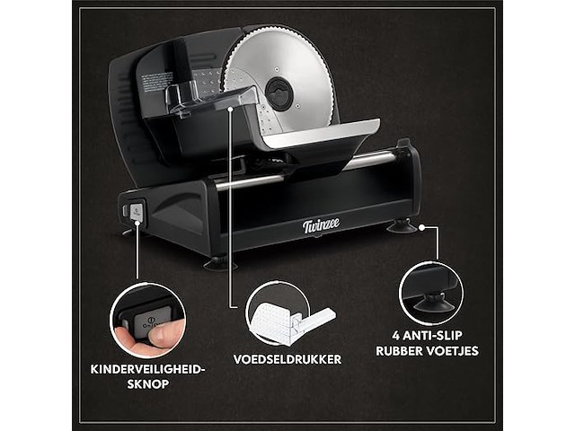 Twinzee elektrische allessnijder - afbeelding 3 van  5