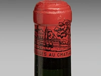 Two bottles of château lafite-rothschild, pauillac, 1957 - afbeelding 5 van  6