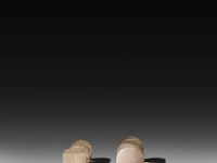 Two interesting rock crystal lingams, khmer, cambodia, h 7,5 cm (tallest) - afbeelding 4 van  5