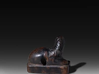 Two japanese wood netsuke of animals of the zodiac, edo period (17th-18thc), w 4,3 cm - h 3,7 cm / w 5,5 cm - afbeelding 5 van  6