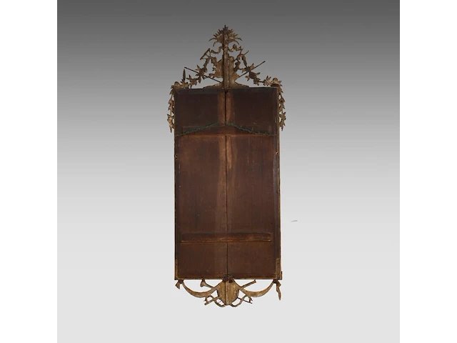 Two matching louis xvi period giltwood trumeau mirrors, with an allegory of harvest on top 170 x 62 cm. (66.93 x 24.41 in.), frame: 170 x 75 cm. (66.93 x 29.53 in.) - afbeelding 3 van  6