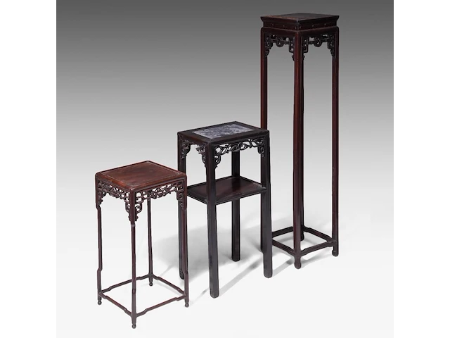 Two pairs of japanese cloisonné enameled vases, 19th/20thc, tallest h 25,5 cm - afbeelding 6 van  10