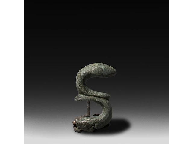 Two roman bronze erotic fibulae, h 3,5 cm - afbeelding 4 van  5