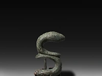 Two roman bronze erotic fibulae, h 3,5 cm - afbeelding 4 van  5