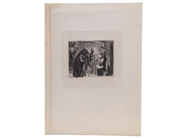 Two unframed etchings by félicien rops (1833-1898) and jules de bruycker (1870-1945) - afbeelding 6 van  8