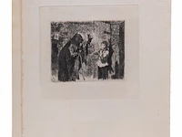 Two unframed etchings by félicien rops (1833-1898) and jules de bruycker (1870-1945) - afbeelding 6 van  8