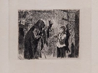 Two unframed etchings by félicien rops (1833-1898) and jules de bruycker (1870-1945) - afbeelding 7 van  8
