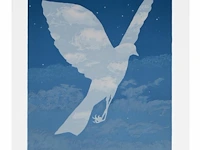 Two unframed offset lithographs by rené magritte (1898-1967), 'l'entrée en scène' (n° 175/275) and 'la grande guerre' (n° 265/275) sheet size: 60 x 45 cm. (23.62 x 17.71 in.) - afbeelding 2 van  7