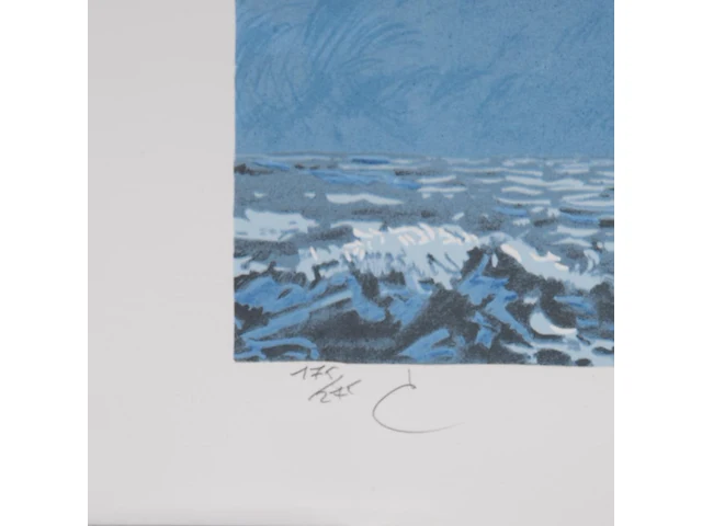 Two unframed offset lithographs by rené magritte (1898-1967), 'l'entrée en scène' (n° 175/275) and 'la grande guerre' (n° 265/275) sheet size: 60 x 45 cm. (23.62 x 17.71 in.) - afbeelding 7 van  7