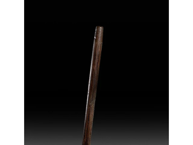 Two walking sticks with carved bone phallic endings, late 19thc - afbeelding 7 van  8