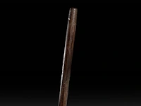 Two walking sticks with carved bone phallic endings, late 19thc - afbeelding 7 van  8
