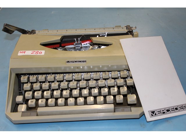 Typemachine mercedes - afbeelding 2 van  2