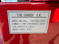 Tyre changer - 2025 - mx-566 / mx-680 - banden montage / balanceer apparatuur - afbeelding 8 van  17