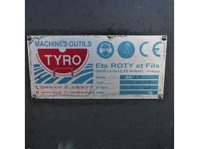 Tyro - 2014 - tpi 10.5p - cirkelzaagmachine metaal - afbeelding 7 van  11