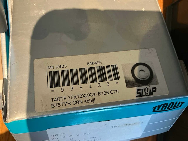 Tyrolit t4bt9 diamant slijpsteen (2x) - afbeelding 4 van  5