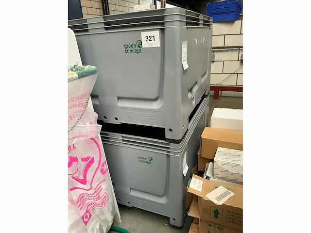 Uaer greenconcept pb011 kunststof palletbox (3x) - afbeelding 4 van  8
