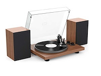 Udreamer at-3600l platenspeler 40w bluetooth hi-fi, speakers en ingebouwde versterker 60db - afbeelding 1 van  5