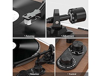 Udreamer at-3600l platenspeler 40w bluetooth hi-fi, speakers en ingebouwde versterker 60db - afbeelding 3 van  5