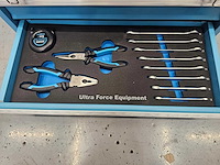 Uf equipment - 92-delige gereedschapskoffer met laden - afbeelding 5 van  7