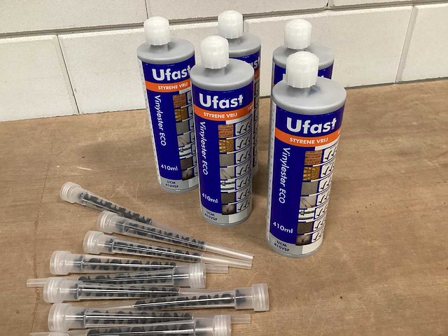 Ufast chemisch anker in koker, 410 ml (5x) - afbeelding 1 van  4