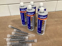 Ufast chemisch anker in koker, 410 ml (5x) - afbeelding 1 van  4