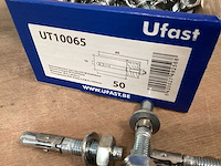 Ufast doorsteekanker m10x65, doos 50 stuks (5x) - afbeelding 3 van  4