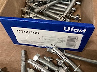 Ufast doorsteekanker m8x100, doos 50 stuks (6x) - afbeelding 3 van  5