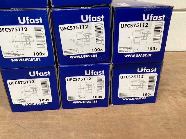 Ufast kozijnschroef 75x112, doos 100 stuks (32x) - afbeelding 3 van  3