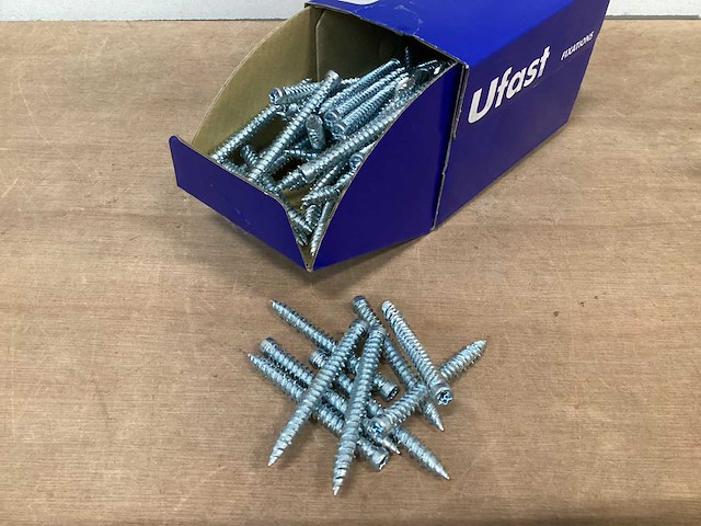 Ufast kozijnschroef 75x72, doos 100 stuks (13x) - afbeelding 1 van  3