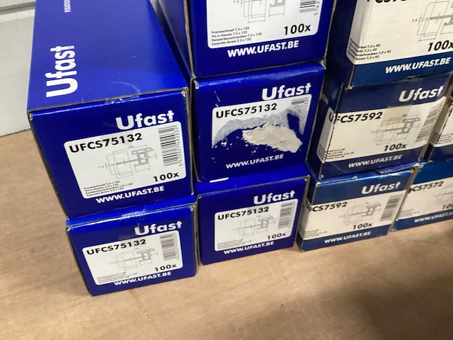 Ufast mix kavel kozijnschroef, diverse maten (1900x) - afbeelding 2 van  5