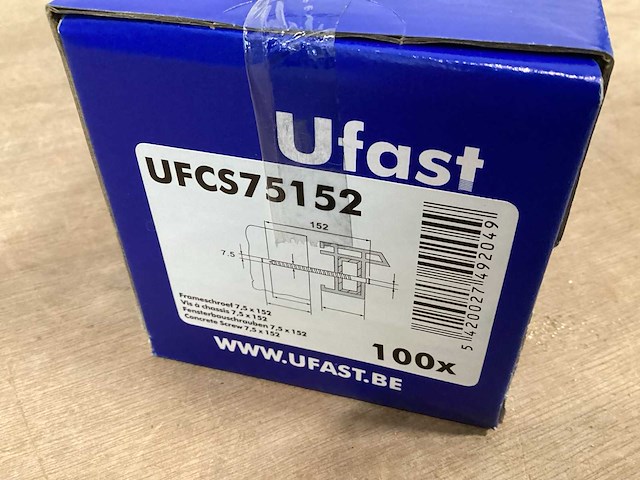 Ufast ufczs75152 kozijnschroef 7.5x152 (3100x) - afbeelding 3 van  5
