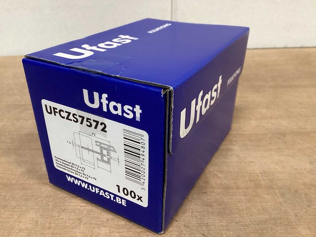 Ufast ufczs7572 kozijnschroef 7.5x72 (3900x) - afbeelding 2 van  4