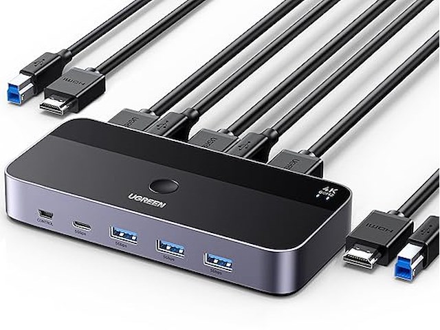 Ugreen hdmi 2.0 kvm switch 4k@60hz - afbeelding 1 van  5