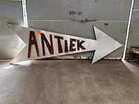 Uithangbord "antiek" - afbeelding 1 van  2