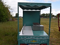 Uitklapbare foodtruck op aanhangwagen ca. 215x110cm, b 116 cm , bakplaat en bain- marie inbegrepen - afbeelding 11 van  15