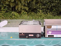 Uitklapbare foodtruck op aanhangwagen ca. 215x110cm, b 116 cm , bakplaat en bain- marie inbegrepen - afbeelding 13 van  15