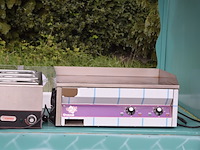 Uitklapbare foodtruck op aanhangwagen ca. 215x110cm, b 116 cm , bakplaat en bain- marie inbegrepen - afbeelding 14 van  15
