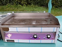 Uitklapbare foodtruck op aanhangwagen ca. 215x110cm, b 116 cm , bakplaat en bain- marie inbegrepen - afbeelding 3 van  15
