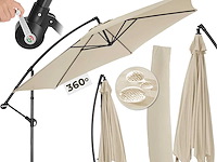 Uitkragende parasol ø 350 cm - beige - afbeelding 1 van  7