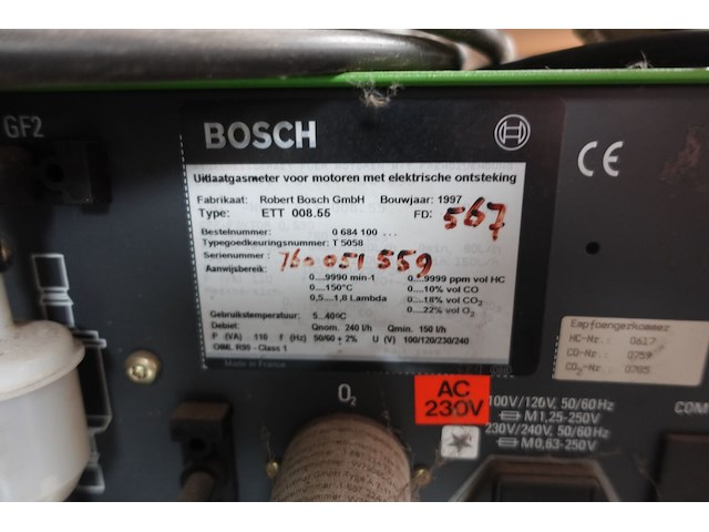 Uitlaatgasmeter bosch - afbeelding 2 van  2