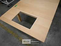 Uitschuifbaar houten tafeltje - afbeelding 3 van  5