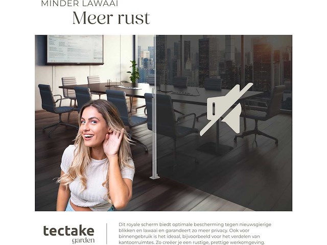 Uitschuifbare aluminium tuinwindbeschermer 180 x 300 cm zwart - afbeelding 5 van  11