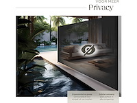 Uitschuifbare aluminium tuinwindbeschermer 180 x 300 cm zwart - afbeelding 11 van  11