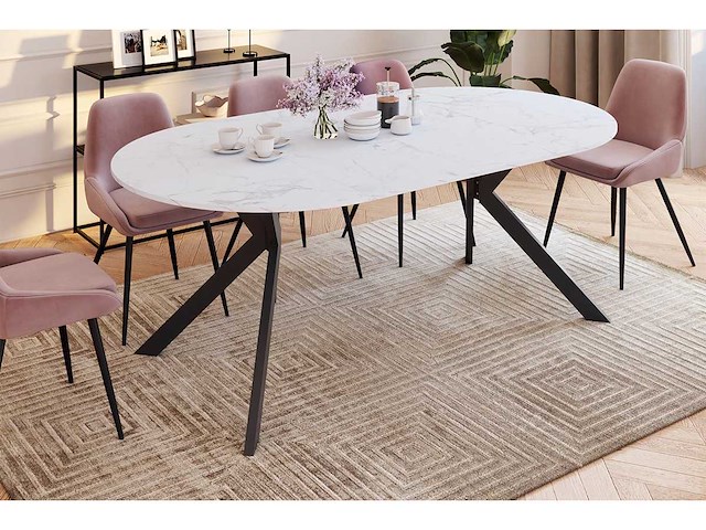 Uitschuifbare eettafel - 110-220 cm - afbeelding 1 van  7