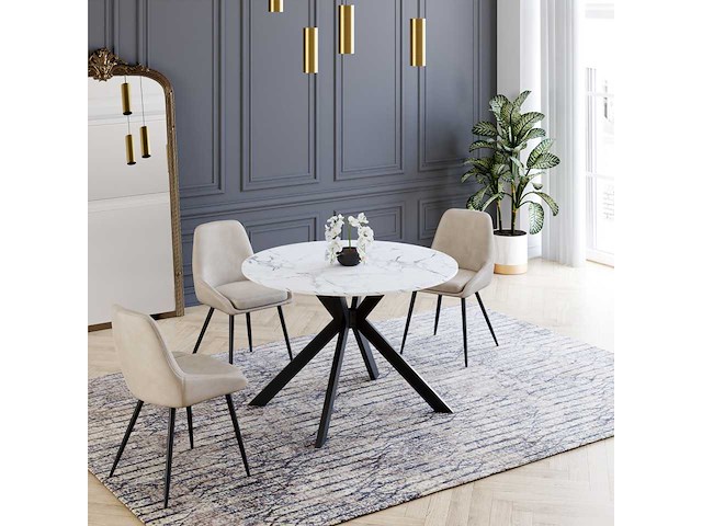 Uitschuifbare eettafel - 110-220 cm - afbeelding 2 van  7