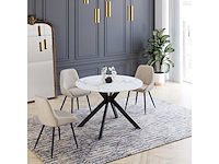 Uitschuifbare eettafel - 110-220 cm - afbeelding 2 van  7