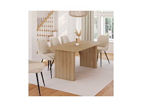 Uitschuifbare eettafel - latteneffect - afbeelding 3 van  10